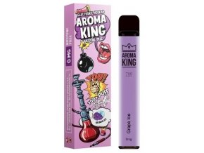 jednorazova e cigareta aroma king hookah grape ice 0mg