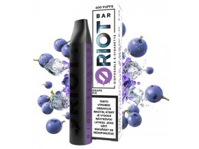 jednorazova e cigareta riot bar 10mg 20mg grape ice