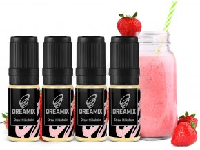 e liquid dreamix straw milkshake 4x10ml