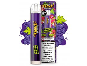 jednorazova e cigareta kurwa collection grape drank 20mg