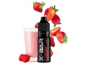 e liquid j well x bar nic salt 10ml 10mg 20mg strawberry milkshake