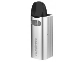 elektronicka cigareta uwell caliburn az3 silver stribrna