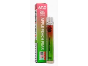 jednorazova e cigareta happ crystal apple peach pear 20mg