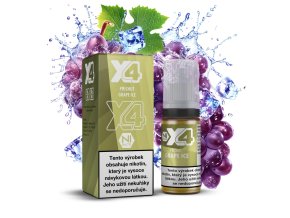 e liquid x4 bar juice grape ice hrozno 10ml 10mg 20mg