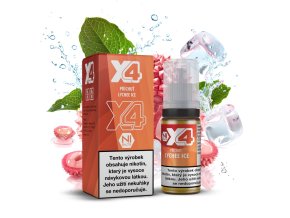e liquid x4 bar juice lychee ice ledove lici 10ml 10mg 20mg