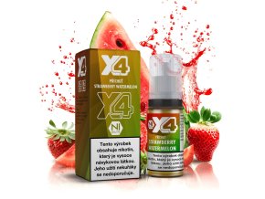 e liquid x4 bar juice strawberry watermelon jahoda meloun 10ml 10mg 20mg