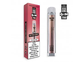 jednorazova e cigareta aroma king gem bar 700 cotton candy 20mg