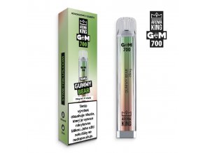 jednorazova e cigareta aroma king gem bar 700 gummy bear 20mg