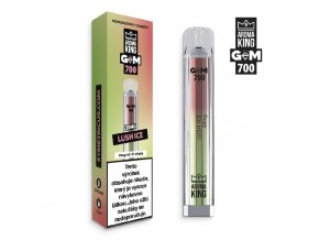 jednorazova e cigareta aroma king gem bar 700 lush ice 20mg