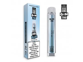 jednorazova e cigareta aroma king gem bar 700 mr blue 20mg