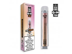 jednorazova e cigareta aroma king gem bar 700 pink orange fizz 20mg