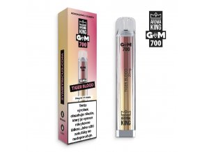 jednorazova e cigareta aroma king gem bar 700 tiger blood 20mg