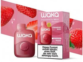 jednorazova e cigareta waka sopro strawberry burst 18mg