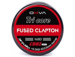 predmotane spiralky oxva tri core fused clapton ni80 0,36ohm