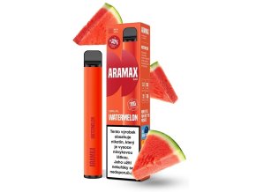 jednorazova elektronicka cigareta aramax watermelon meloun 20mg
