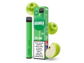 jednorazova elektronicka cigareta aramax apple max jablko 20mg