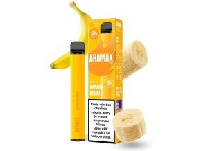 jednorazova elektronicka cigareta aramax banana mama 20mg