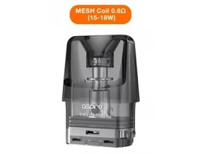 nahradni cartridge aspire favostix mini 0,6ohm 15 18w