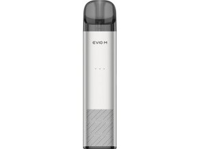 elektronicka cigareta joyetech evio m pod 900mah silver stribrna