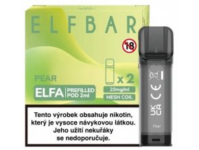 elf bar elfa cartridge 2ks pear hruska 20mg