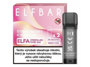 elf bar elfa cartridge 2ks strawberry ice cream 20mg
