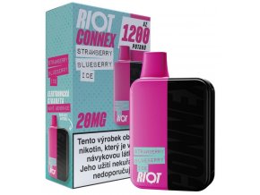 e cigareta riot connex kit strawberry blueberry ice 20mg