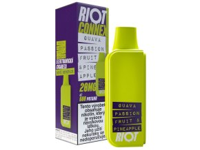 riot connex prednaplnena kapsle guava passion fruit pineapple 20mg