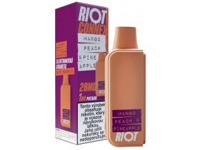 riot connex prednaplnena kapsle mango peach pineapple 20mg