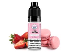 e liquid dinner lady salt strawberry macaroon 20mg