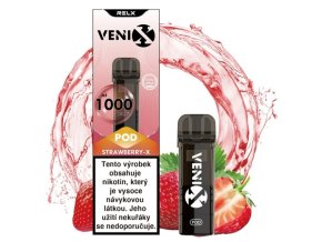 venix max pod strawberry x 20mg 1000 potahu jahoda