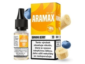 e liquid aramax salt banana berry banan a bobule 10ml 10mg 20mg