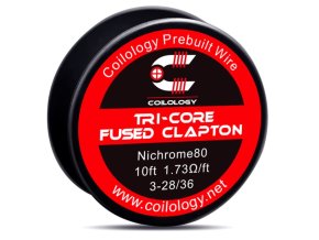coilology tri core fused clapton drat ni80 1,73ohm