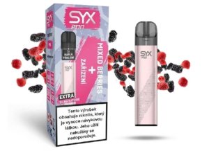 e cigareta syx pod starter kit 950mah ruzova pink mixed berries