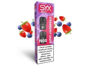 syx pod cartridge 2pack strawberry grape 16,5mg 2ks