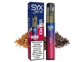 jednorazova elektronicka cigareta syx bar usa mix tabak 1000 potahu