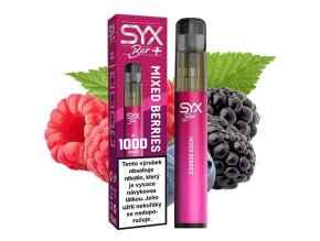 jednorazova e cigareta syx bar 1000 mixed berries 16 5mg