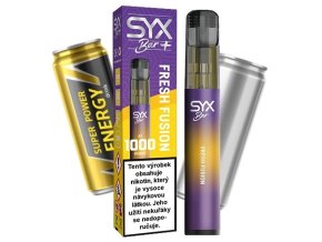 jednorazova elektronicka cigareta syx bar fresh fusion 1000 potahu
