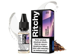 e liquid ritchy salt cream tobacco 10ml 10mg 20mg