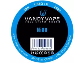 vandy vape ni80 odporovy drat 24ga 9m 1,64ohm tf