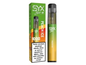 jednorazova e cigareta syx bar 1000 peach ice 16,5mg