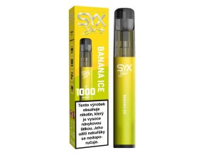 jednorazova e cigareta syx bar 1000 banana ice 16,5mg