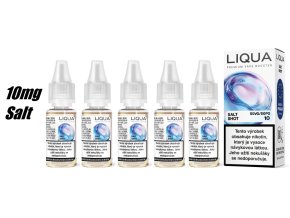 liqua nic salt shot booster pg50 vg50 5x10ml 10mg