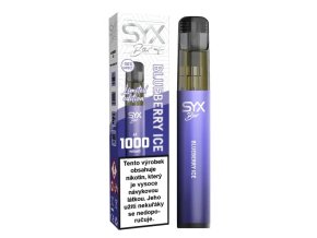 jednorazova e cigareta syx bar ltd blueberry ice 16 5mg 1000 potahu