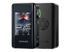 lost vape centaurus bt200 mod black carbon 200w