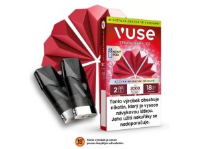 vuse epod napln cartridge strawberry ice 2ml 18mg 2ks