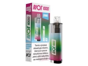 riot 1000 jednorazova e cigareta watermelon ice 20mg