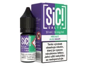 e liquid sic salts aloe grape 10ml 16mg