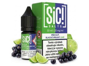e liquid sic salts blackcurrant lime 10ml