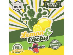 prichut aroma na michani do bazi big mouth retro juice 10ml lemon a cactus