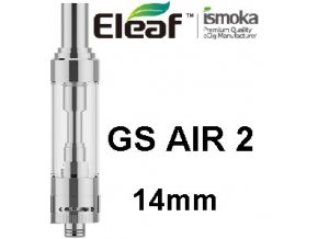 ismoka eleaf gs air 2 14mm clearomizer stribrny silver